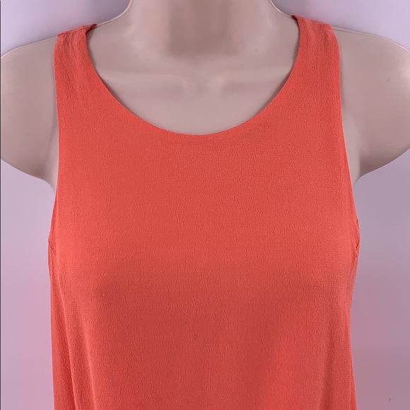Astr pleat back swing tank top Coral - Picture 3 of 7